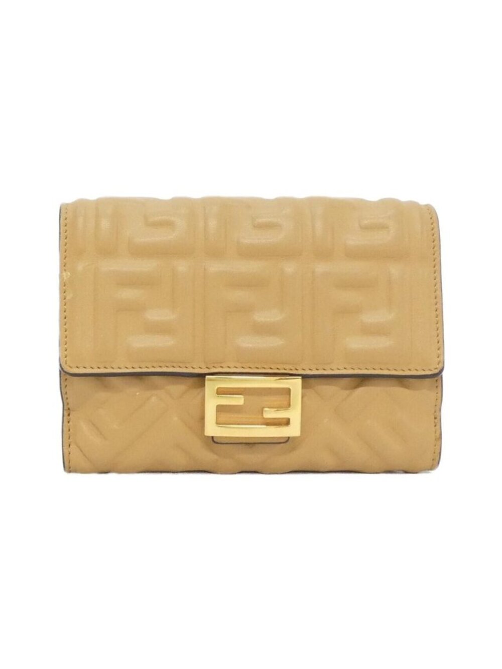 Fendi Aajd Wallet Beige